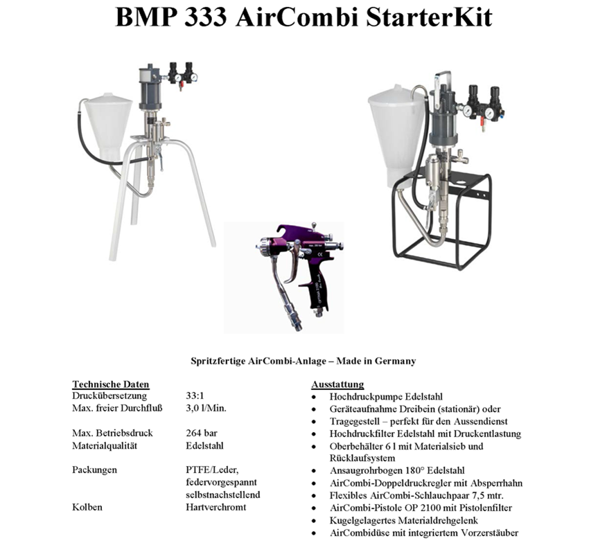 Starterkit BMP 333 AirCombi